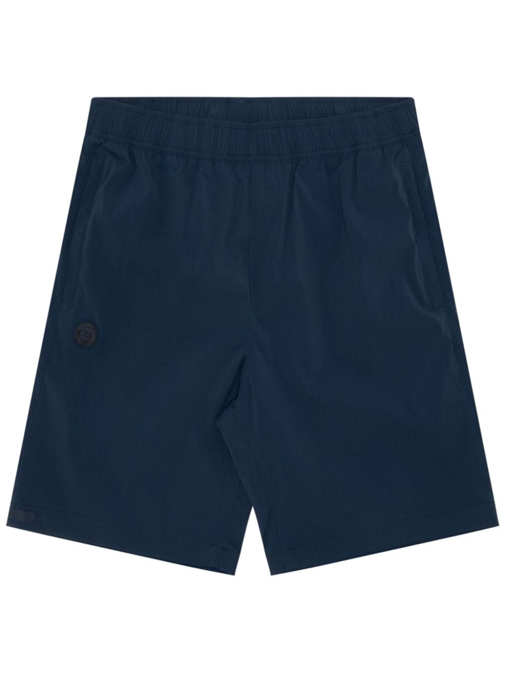 AAPE BY *A BATHING APE® rubberised-logo deck shorts - Blue von AAPE BY *A BATHING APE®