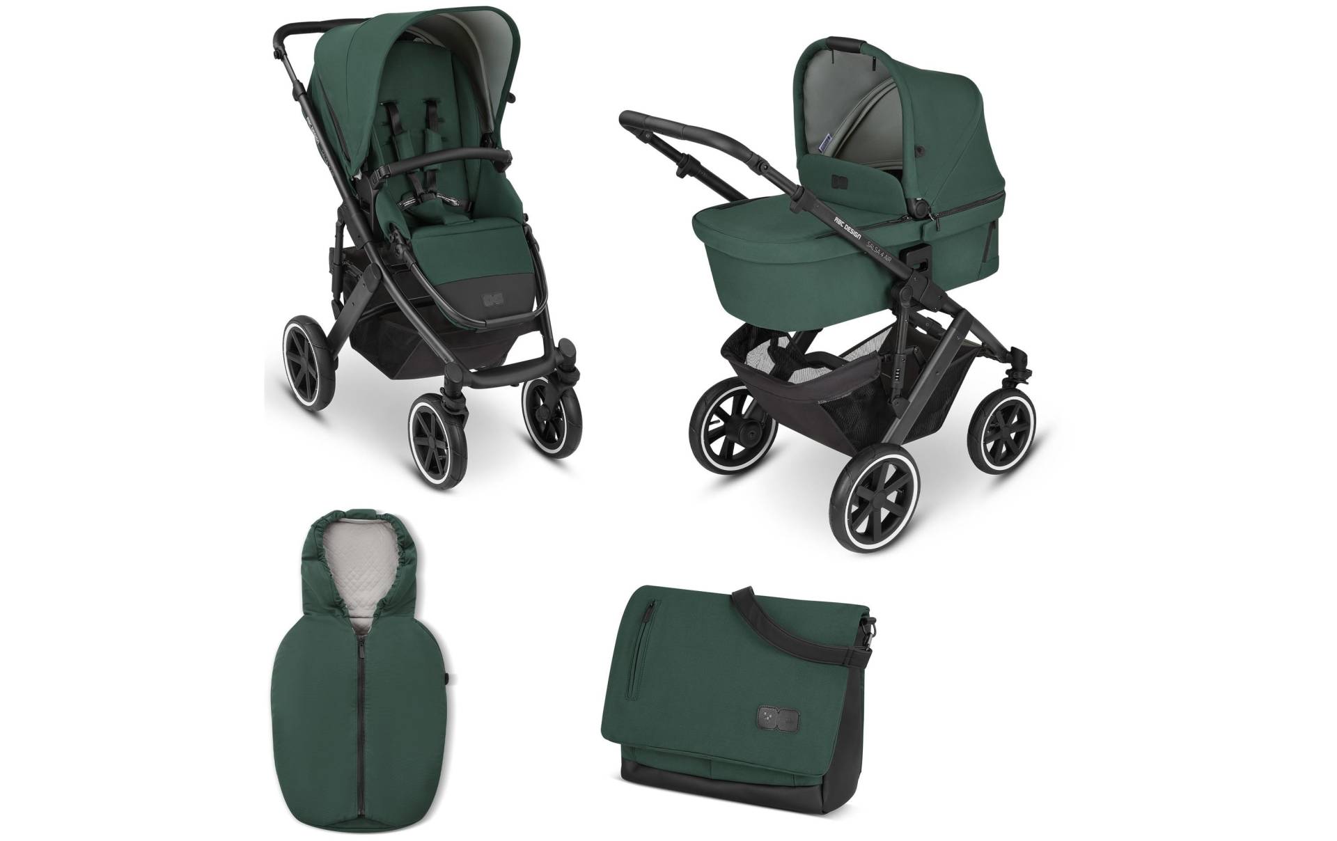 ABC Design Kinder-Buggy »ABC Design Kinderwagen-Set Salsa 4 Air«, 27 kg ABC Design Kinder-Buggy »ABC Design Kinderwagen-Set Salsa 4 Air«, 27 kg von ABC Design