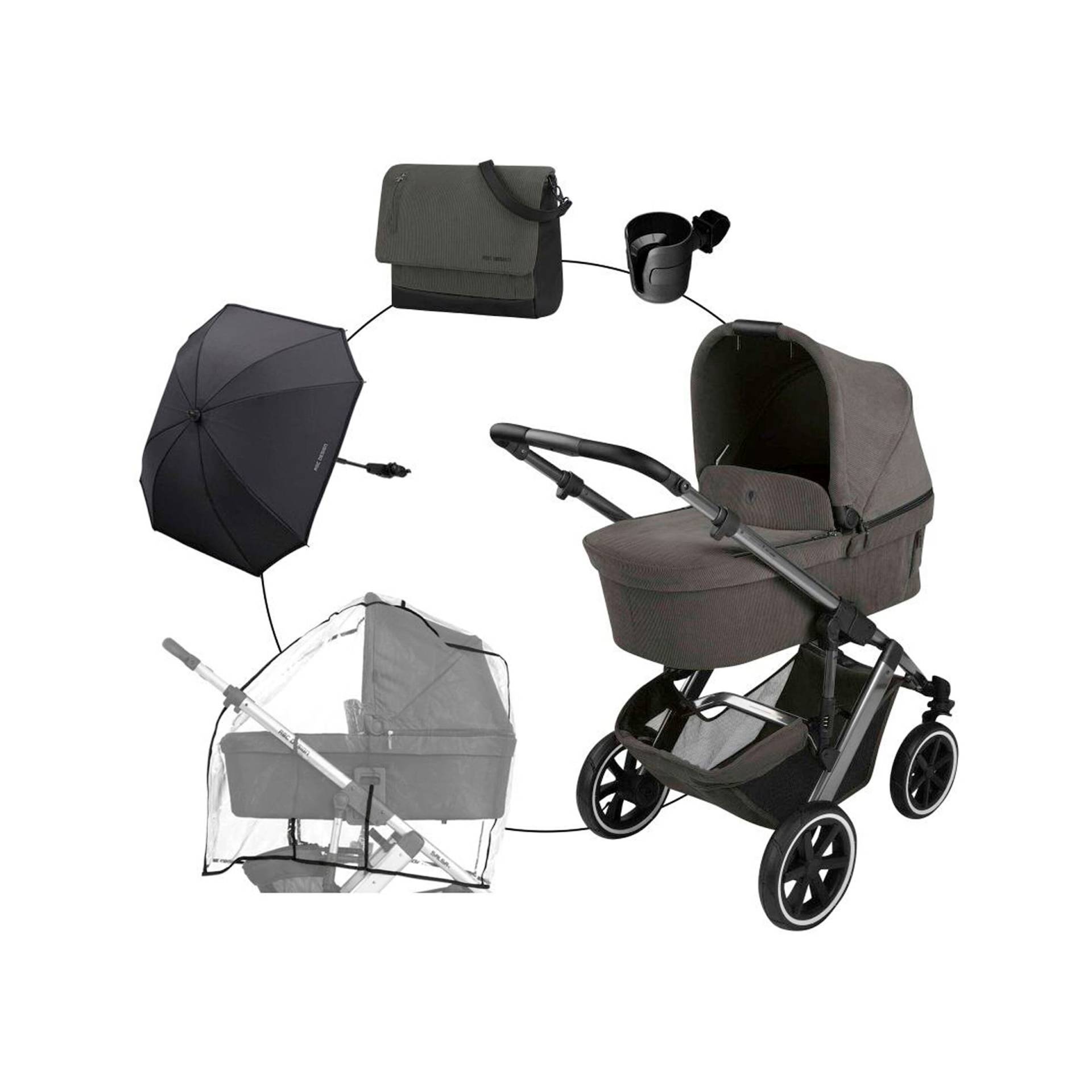 Kombikinderwagen Salsa 5 Air Trio-Set inkl. Wickeltasche, Sonnenschirm, Regenschutz und Becherhalter Kombikinderwagen Salsa 5 Air Trio-Set inkl. Wickeltasche, Sonnenschirm, Regenschutz und Becherhalter von ABC Design