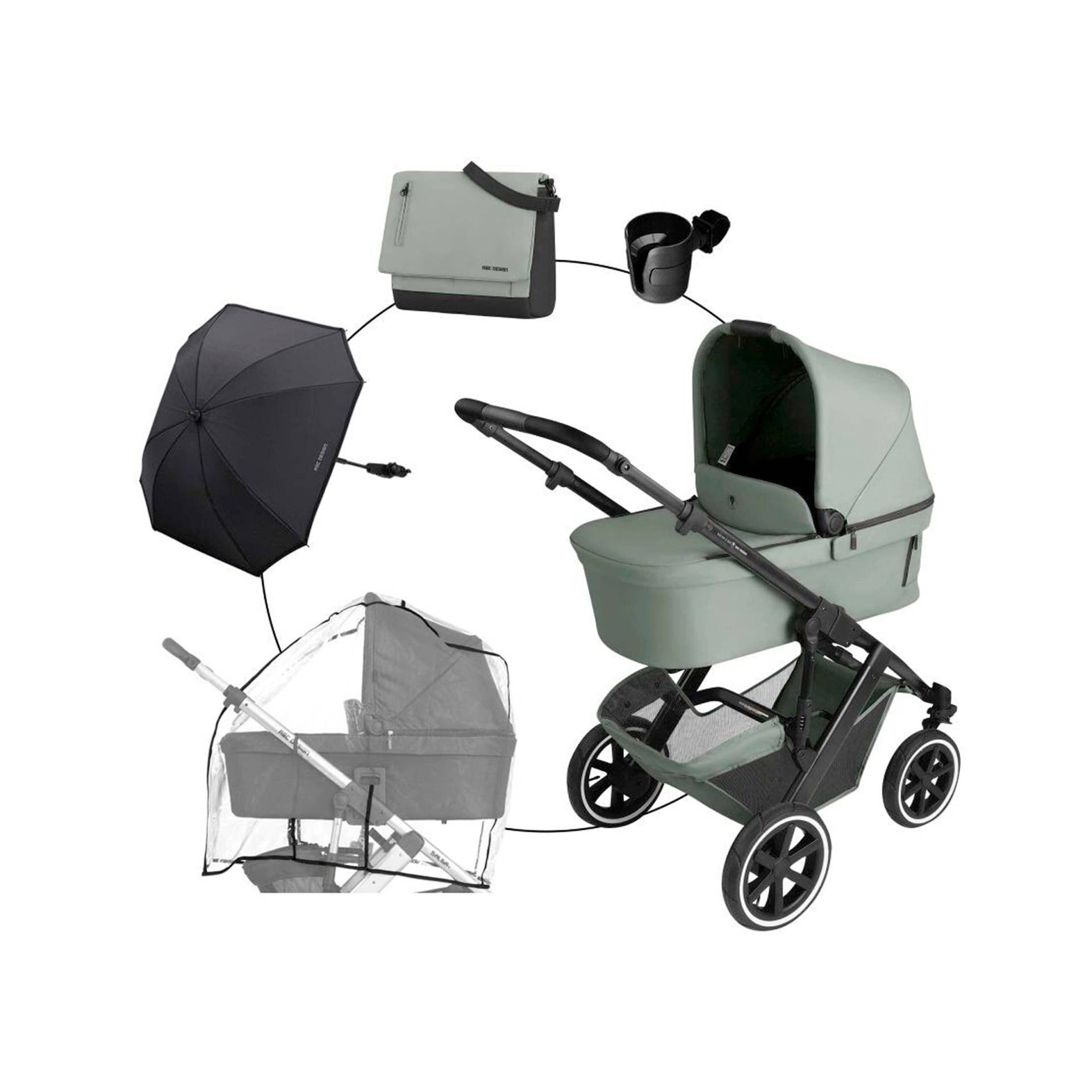 Kombikinderwagen Salsa 5 Air Trio-Set inkl. Wickeltasche, Sonnenschirm, Regenschutz und Becherhalter Kombikinderwagen Salsa 5 Air Trio-Set inkl. Wickeltasche, Sonnenschirm, Regenschutz und Becherhalter von ABC Design