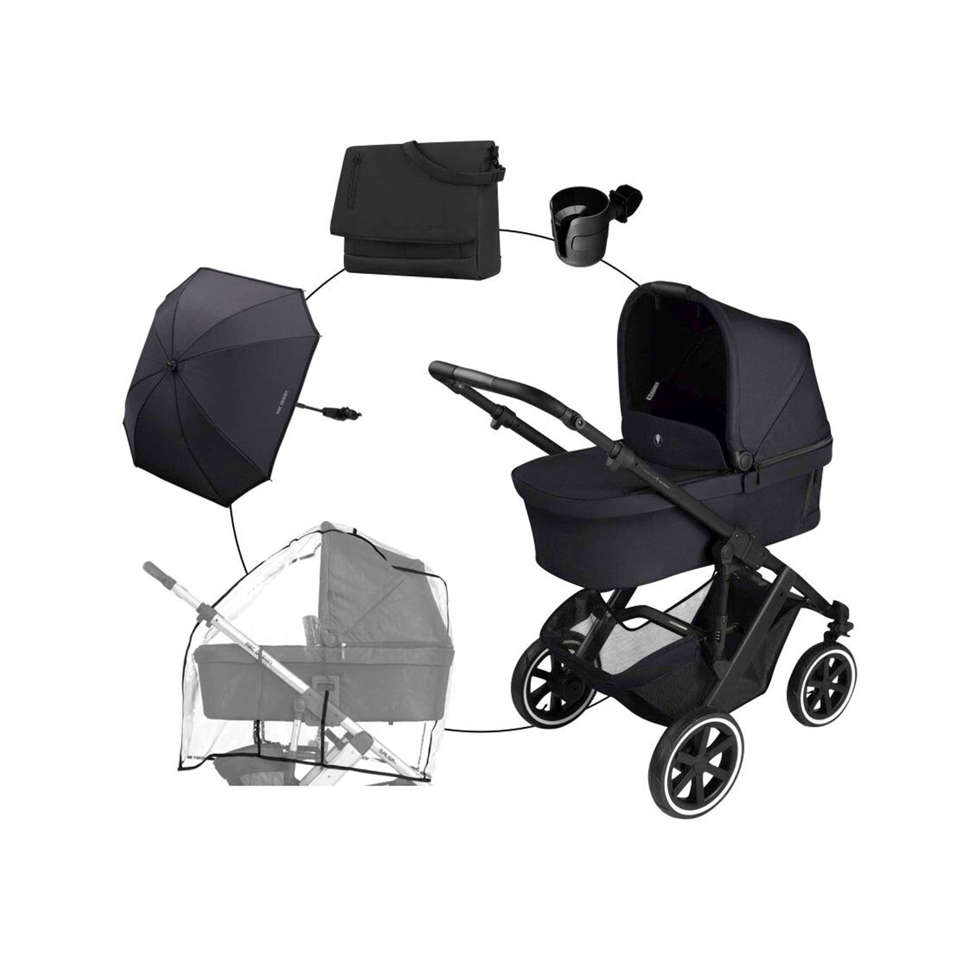 Kombikinderwagen Salsa 5 Air Trio-Set inkl. Wickeltasche, Sonnenschirm, Regenschutz und Becherhalter Kombikinderwagen Salsa 5 Air Trio-Set inkl. Wickeltasche, Sonnenschirm, Regenschutz und Becherhalter von ABC Design