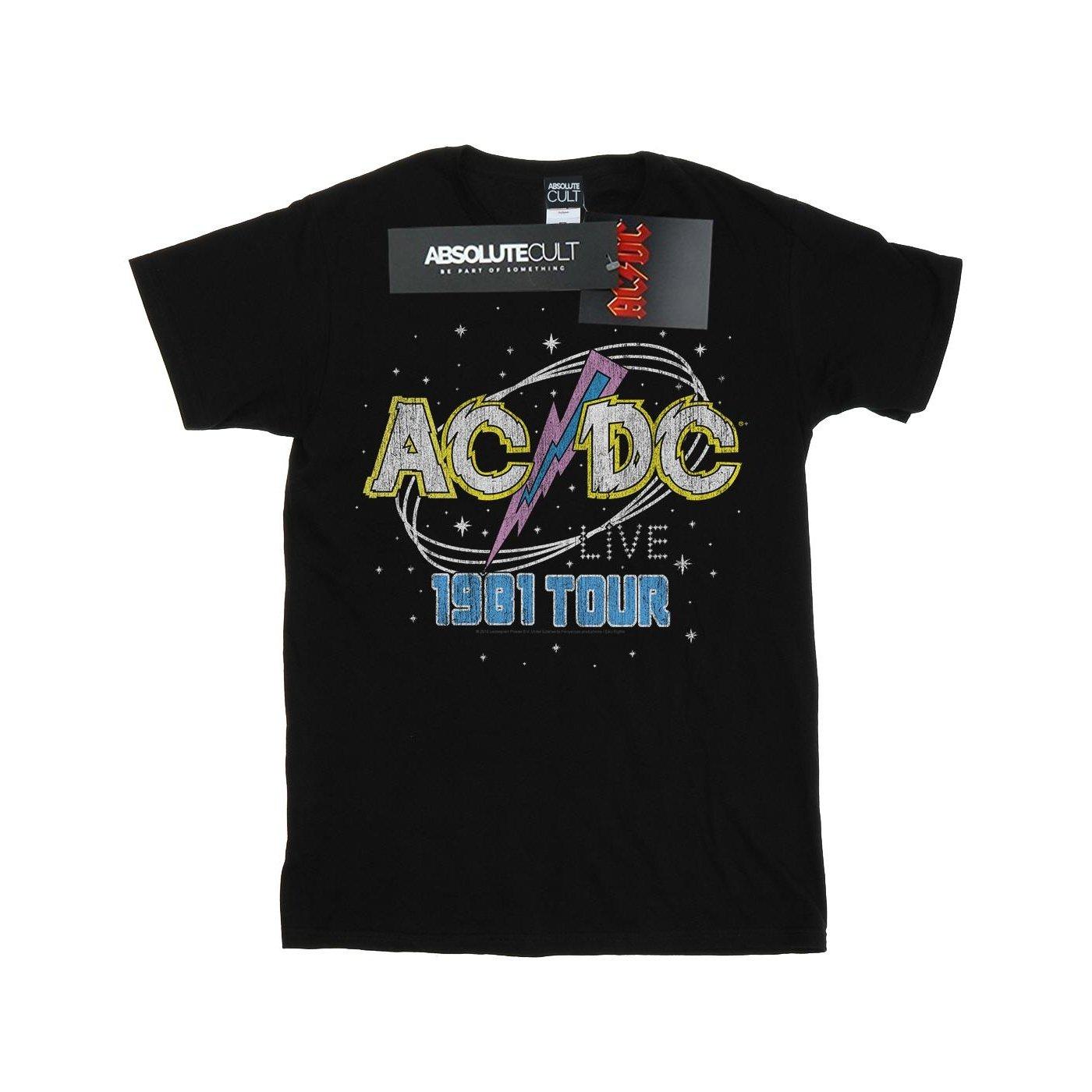 Acdc 1981 Live Tour Tshirt Damen Schwarz 4XL von AC/DC