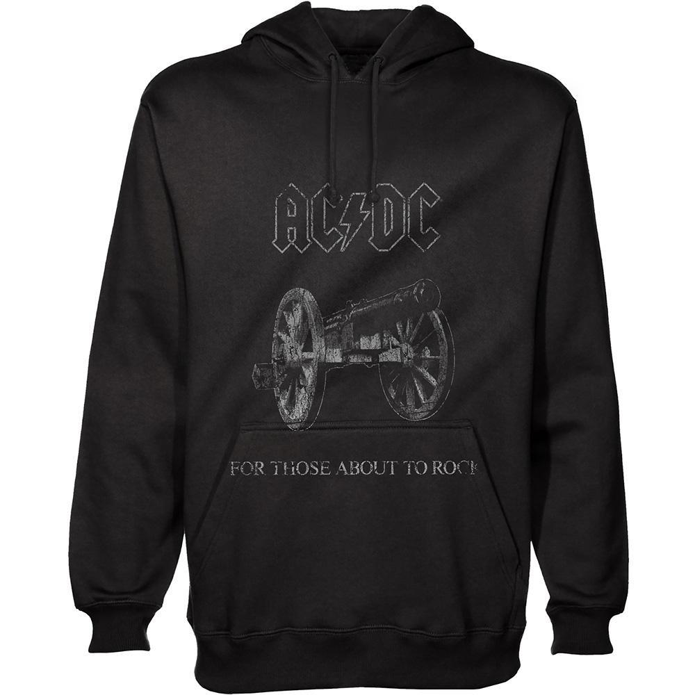 Acdc About To Rock Kapuzenpullover Damen Schwarz S von AC/DC