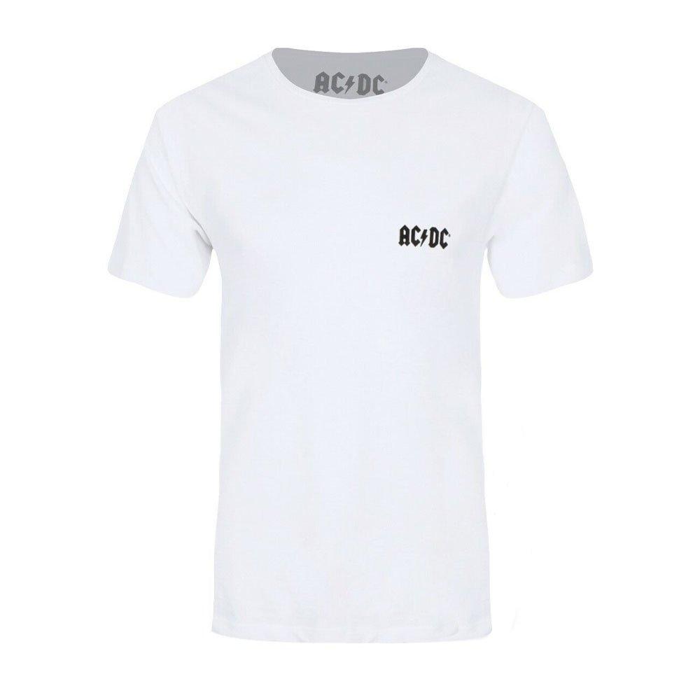 Acdc About To Rock Tshirt Damen Weiss S von AC/DC