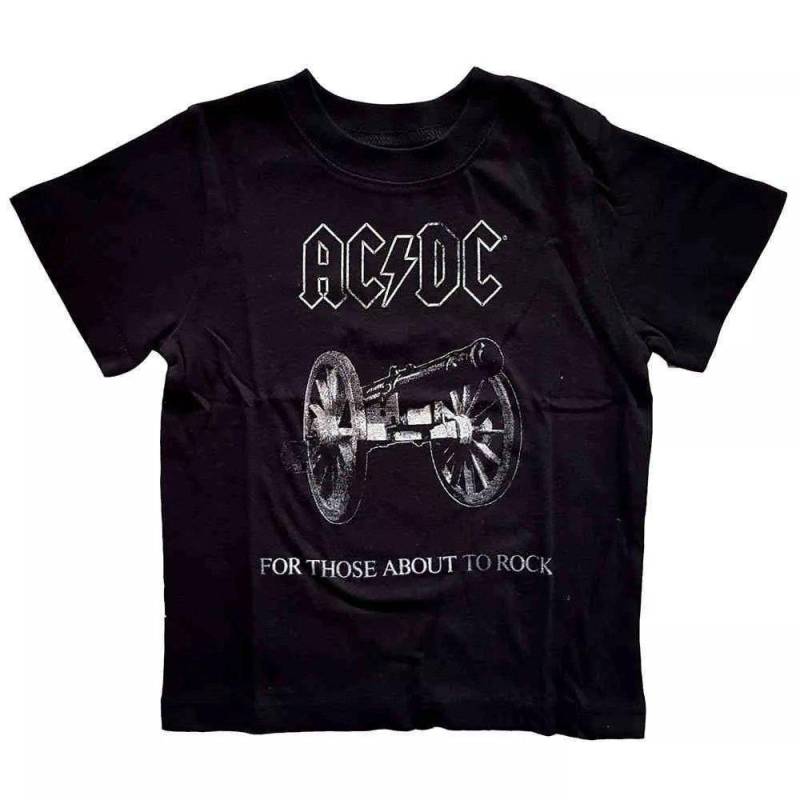 Acdc About To Rock Tshirt Jungen Schwarz 98 von AC/DC