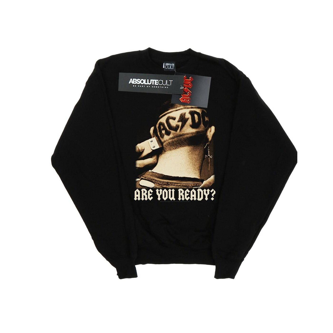 Acdc Are You Ready Hair Shave Sweatshirt Damen Schwarz S von AC/DC