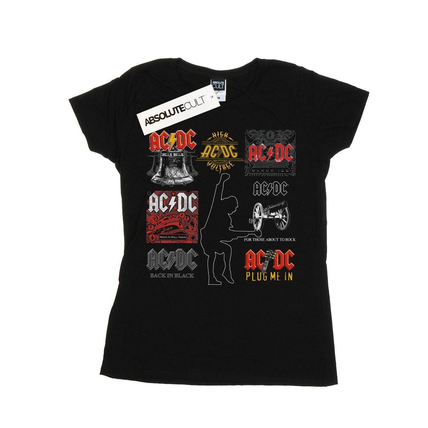 Acdc Art Collection Tshirt Damen Schwarz L von AC/DC