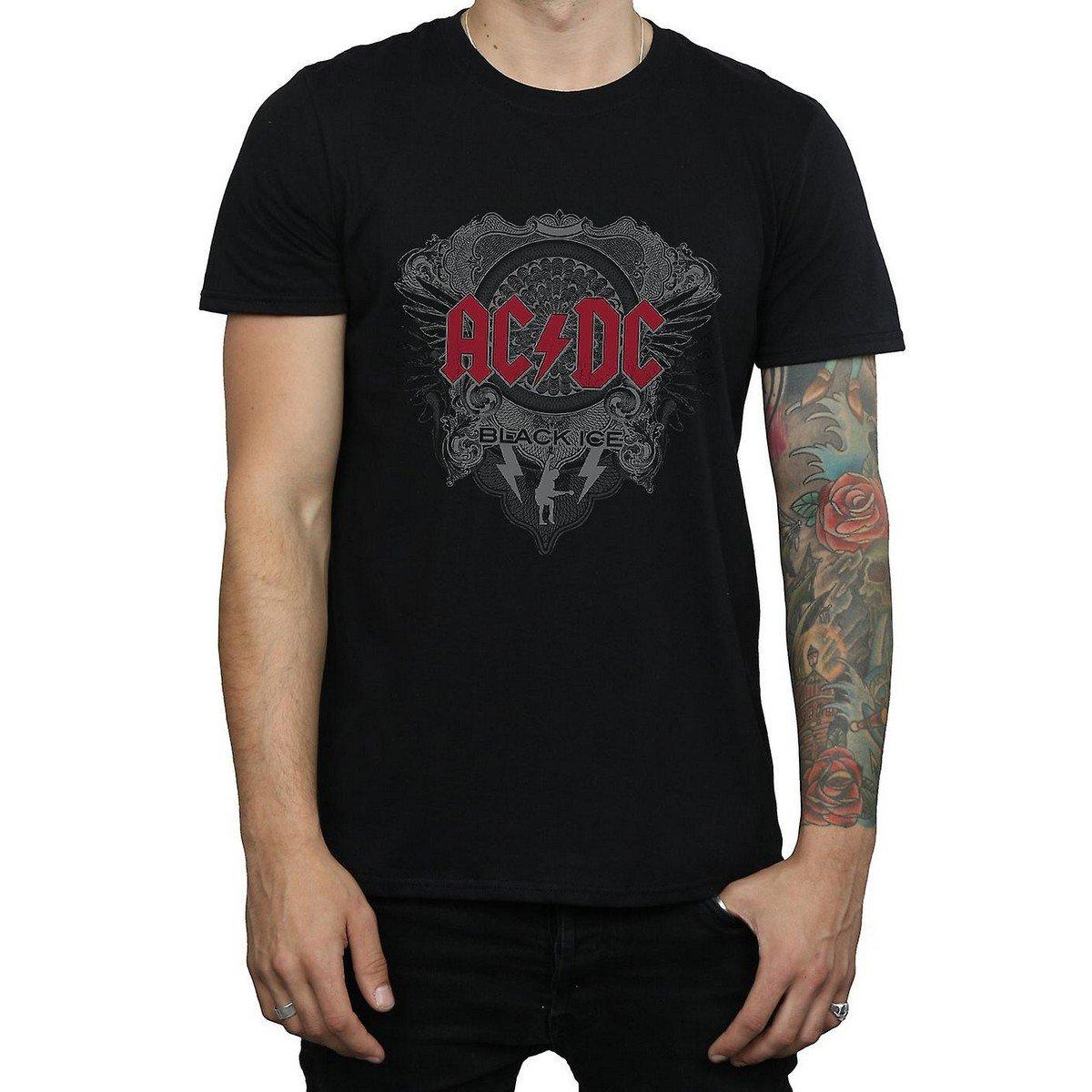 Acdc Black Ice Tshirt Herren Schwarz L von AC/DC