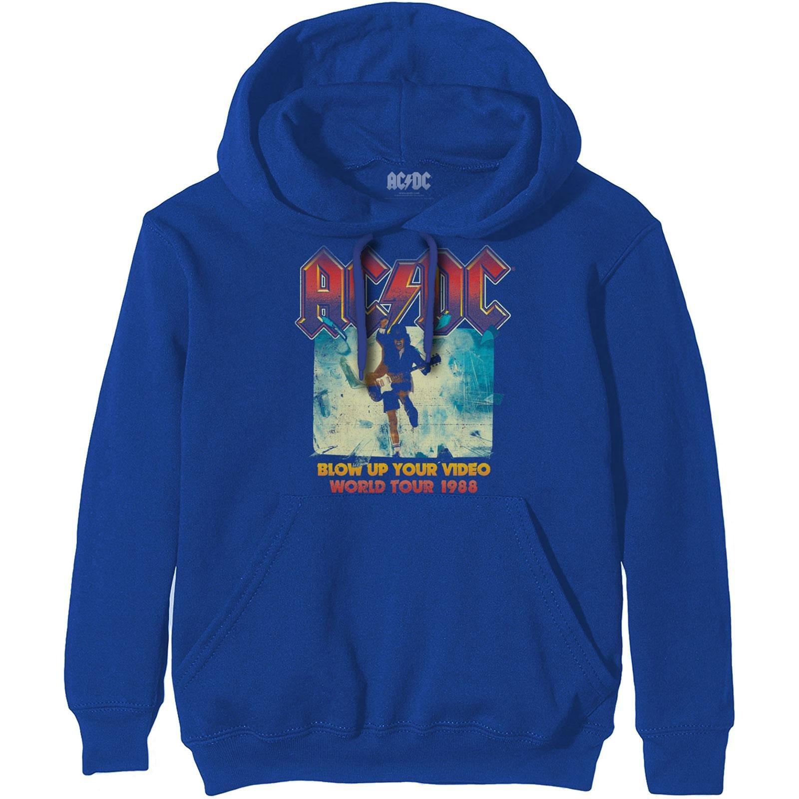 Acdc Blow Up Your Video Kapuzenpullover Damen Blau M von AC/DC