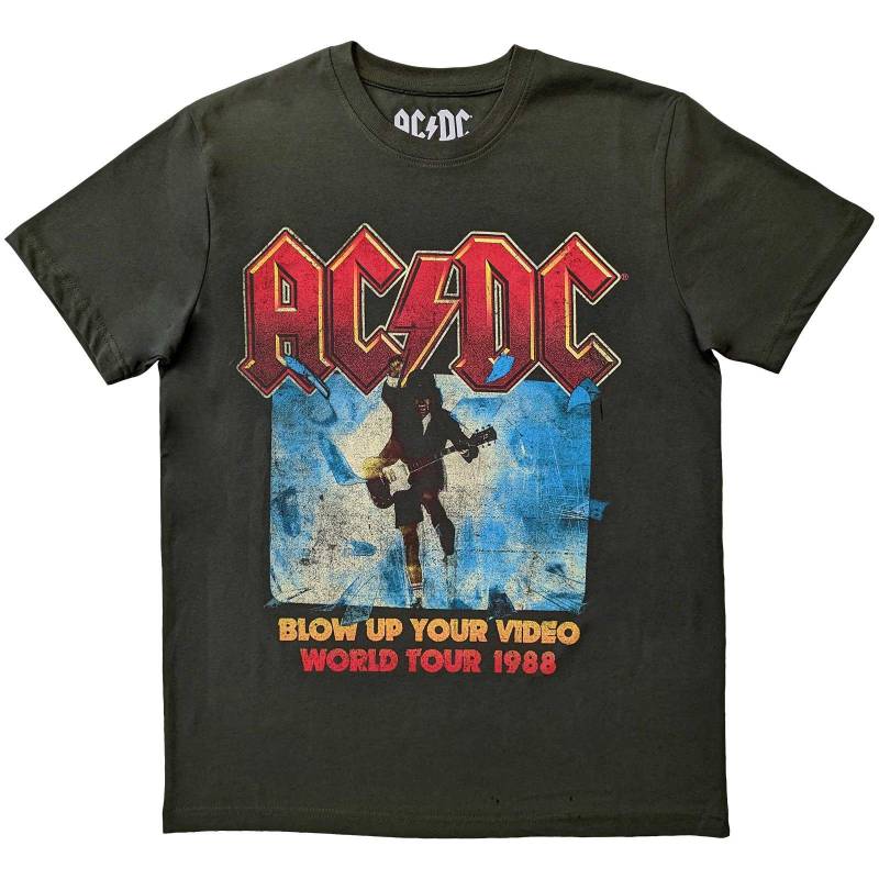 Acdc Blow Up Your Video Tshirt Damen Grün S von AC/DC