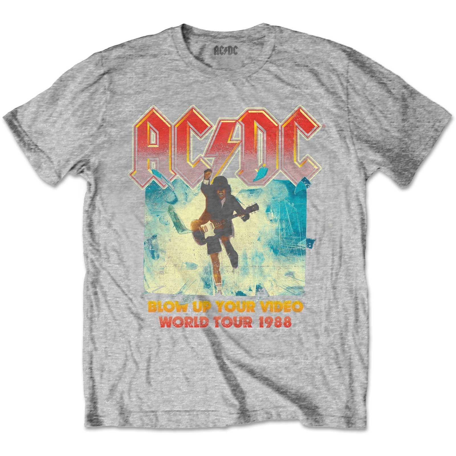 Acdc Blow Up Your Video Tshirt Jungen Grau 104 von AC/DC