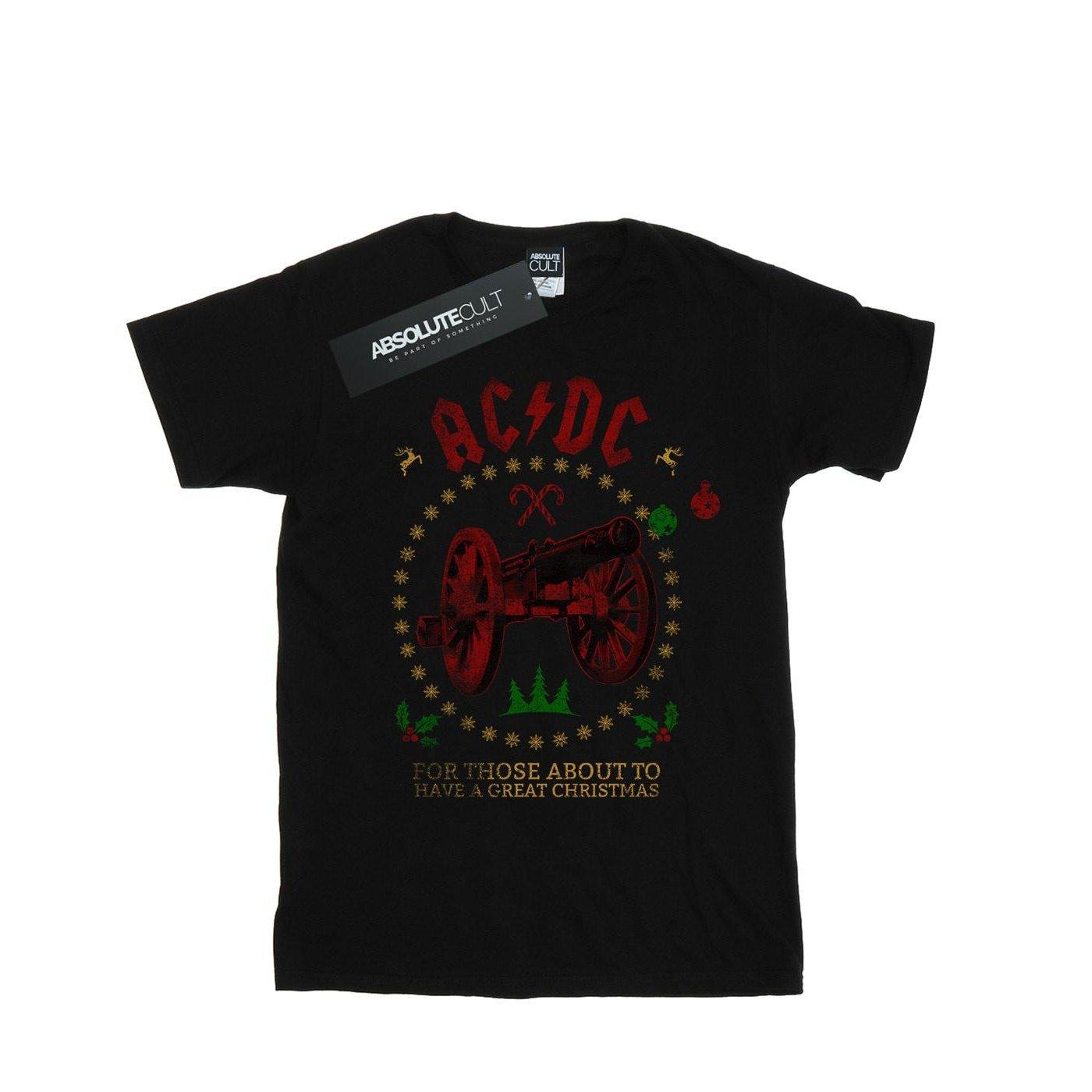 Acdc Christmas For Those Tshirt Damen Schwarz S von AC/DC