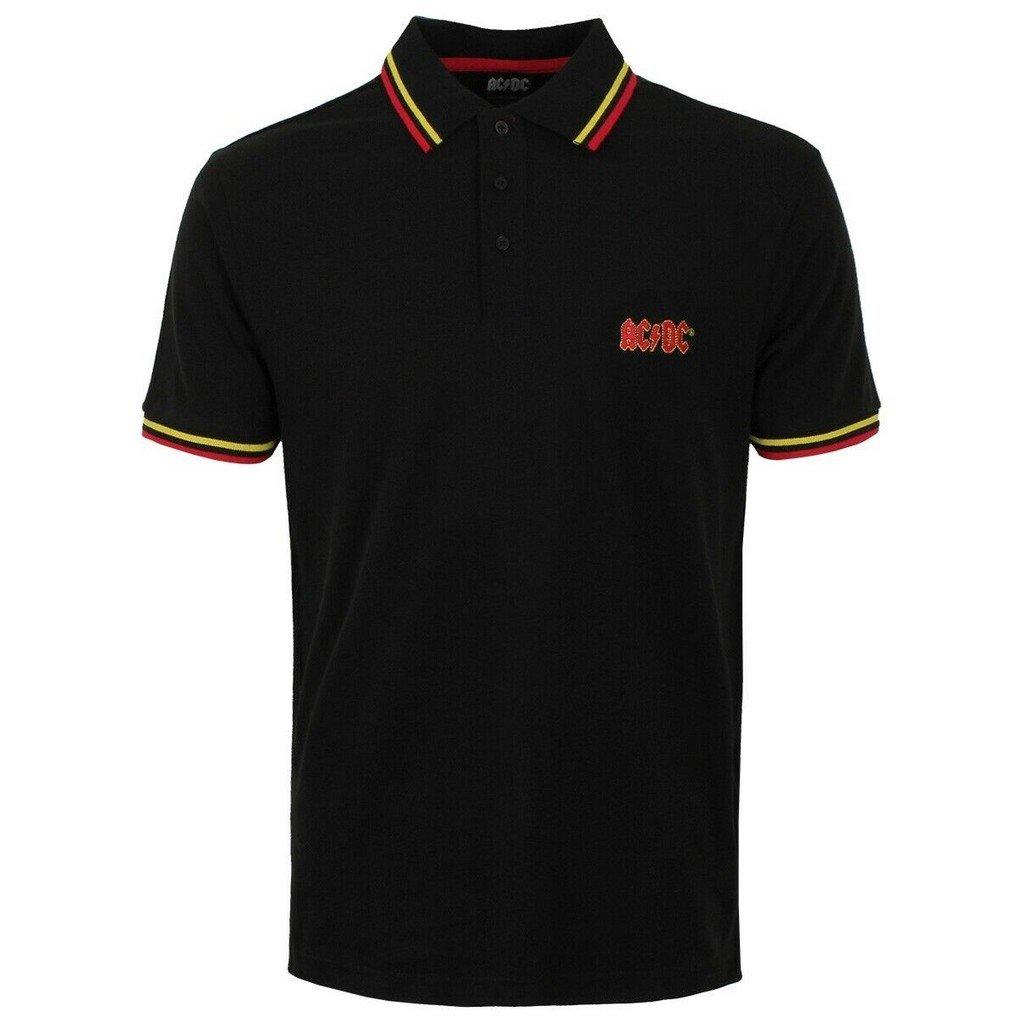 Acdc Classic Poloshirt Damen Schwarz M von AC/DC