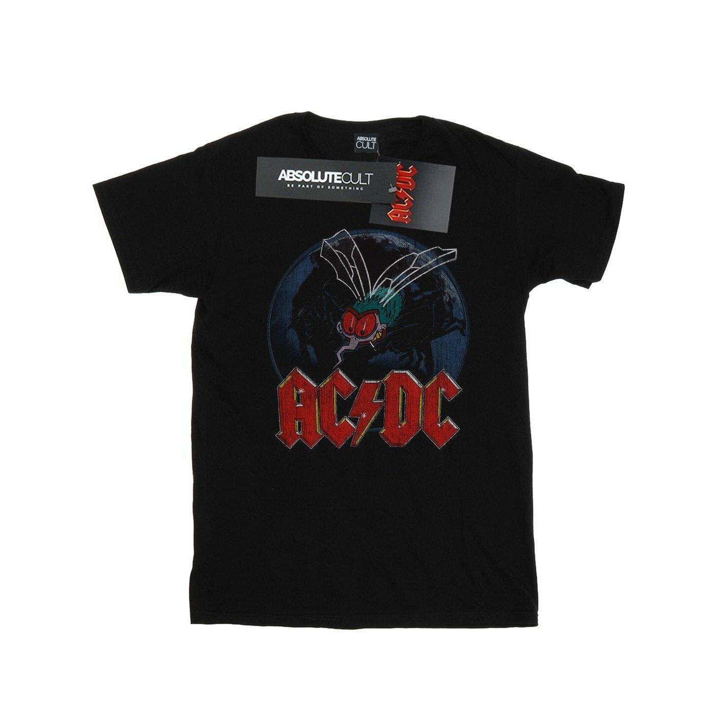 Acdc Fly On The Wall Boyfriend Fit Tshirt Damen Schwarz S von AC/DC