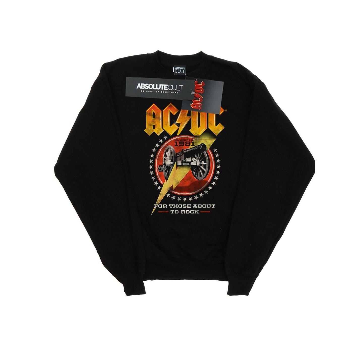 Acdc For Those About To Rock 1981 Sweatshirt Damen Schwarz S von AC/DC