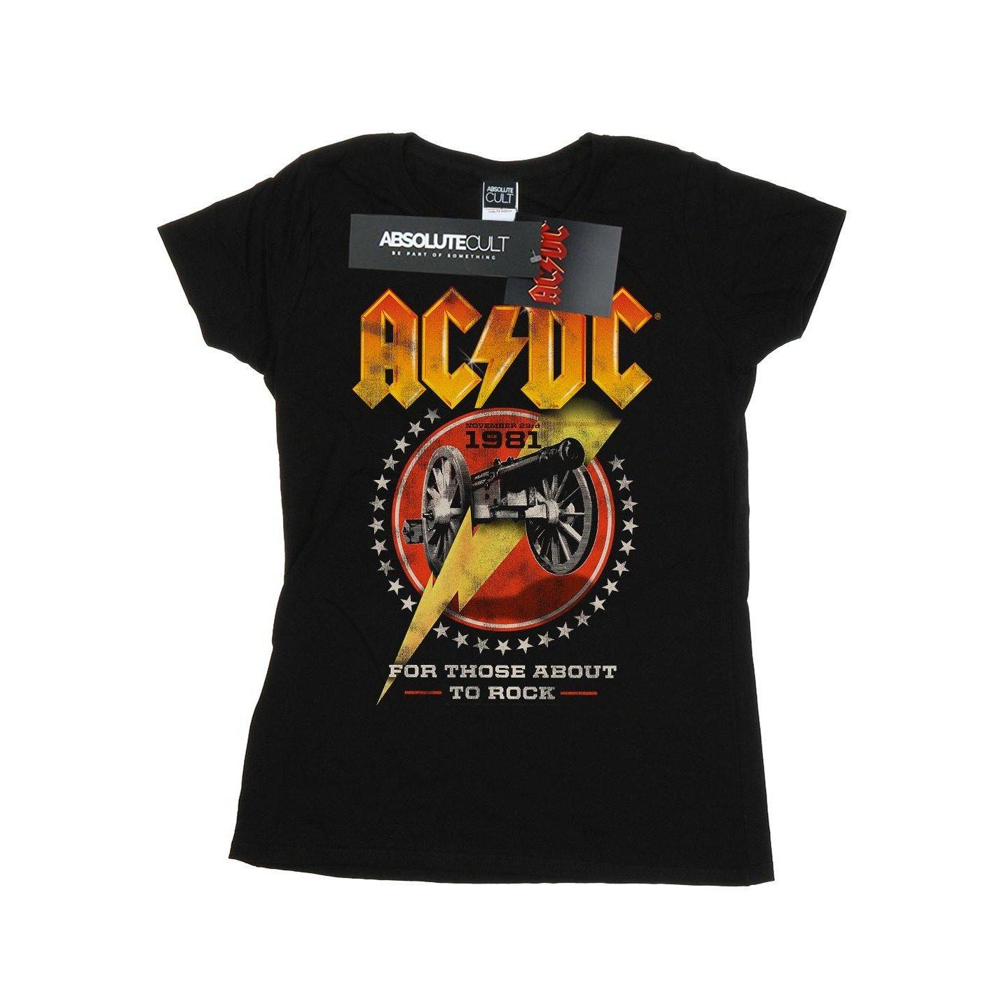 Acdc For Those About To Rock 1981 Tshirt Damen Schwarz L von AC/DC