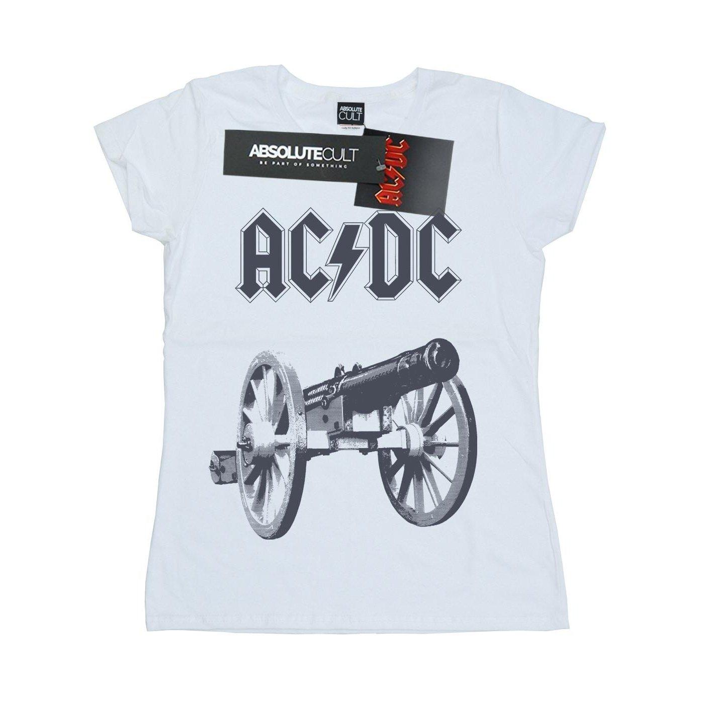 Acdc For Those About To Rock Tshirt Damen Weiss M von AC/DC