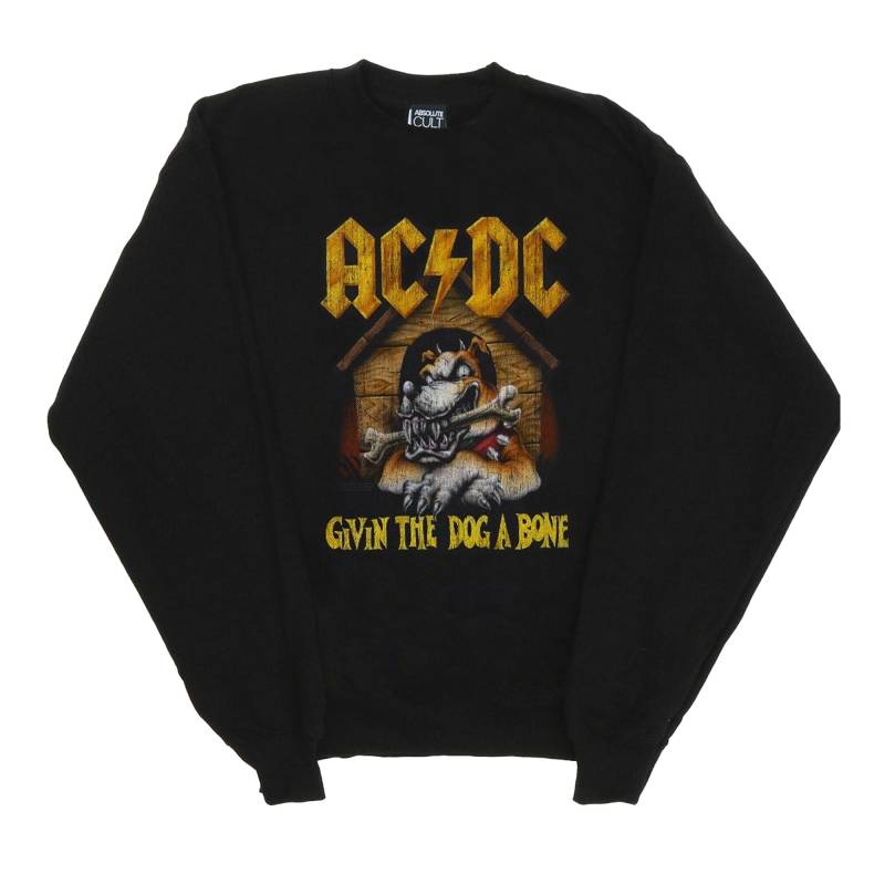 Acdc Give The Dog A Bone Sweatshirt Damen Schwarz L von AC/DC