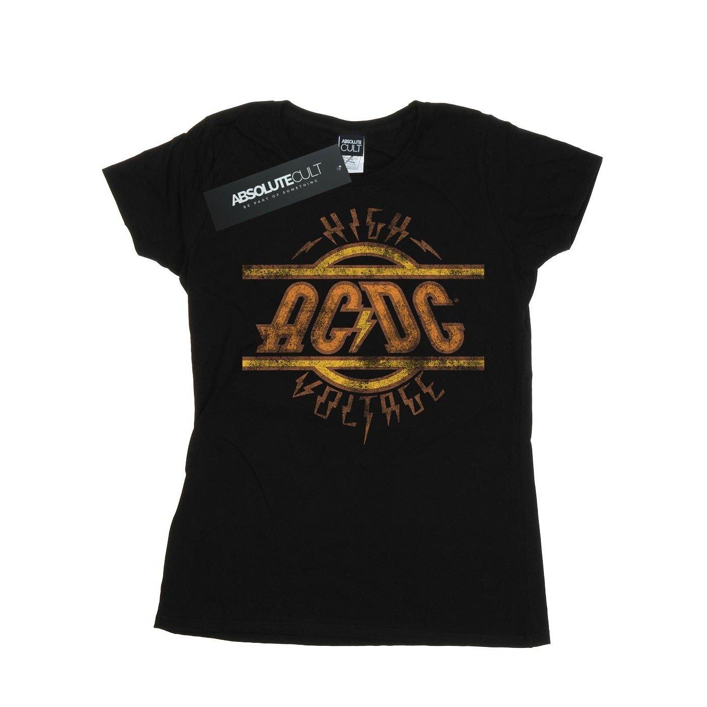 Acdc High Voltage Tshirt Damen Schwarz L von AC/DC