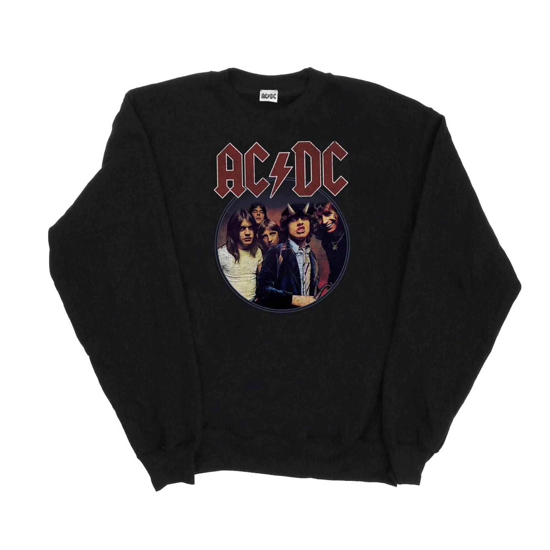 Acdc Highway To Hell Circle Sweatshirt Damen Schwarz M von AC/DC