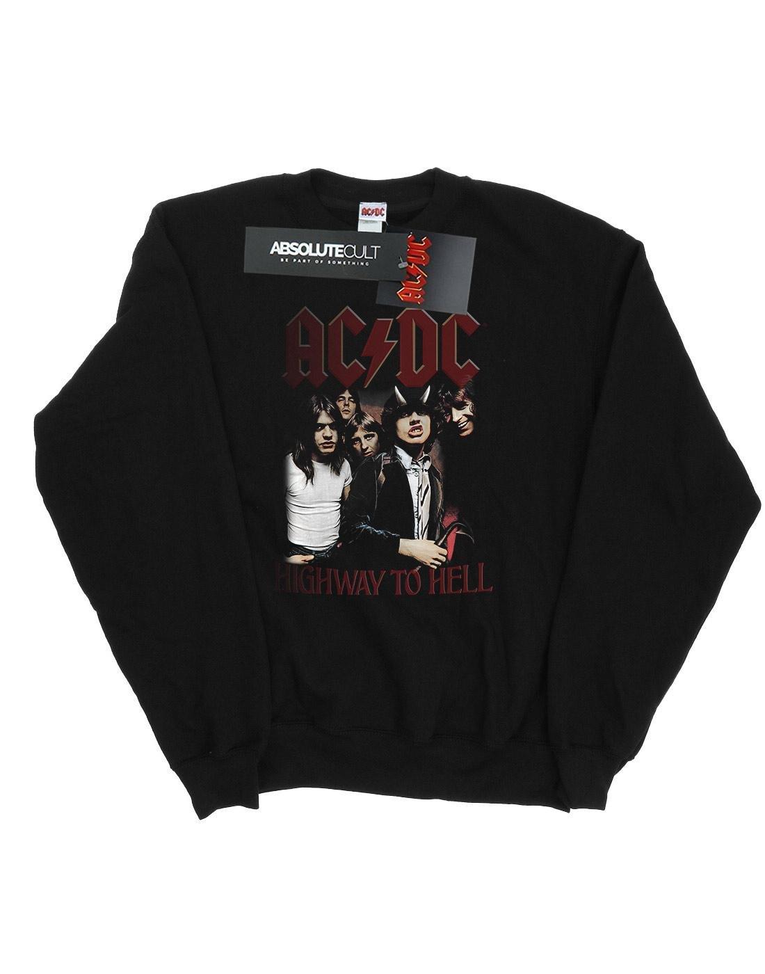 Acdc Highway To Hell Sweatshirt Damen Schwarz L von AC/DC