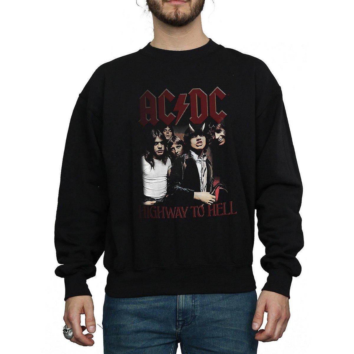 Acdc Highway To Hell Sweatshirt Herren Schwarz S von AC/DC