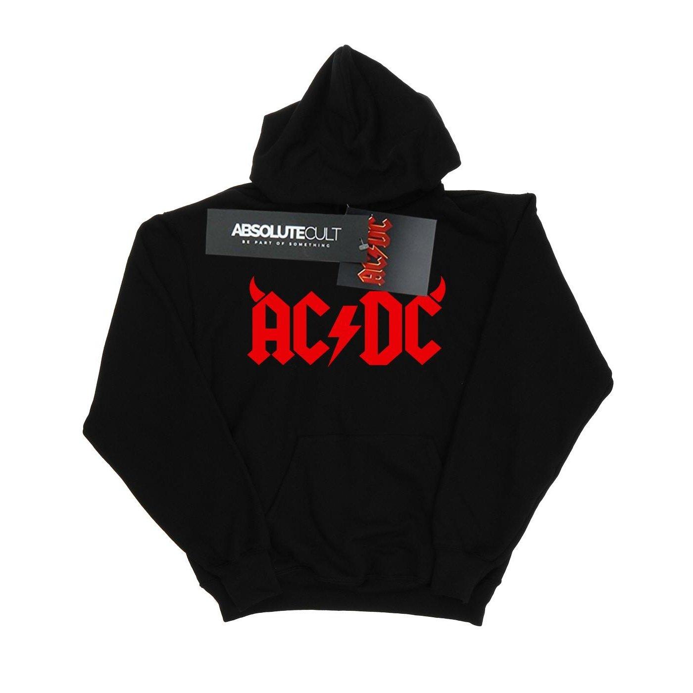 Acdc Horns Logo Kapuzenpullover Damen Schwarz L von AC/DC