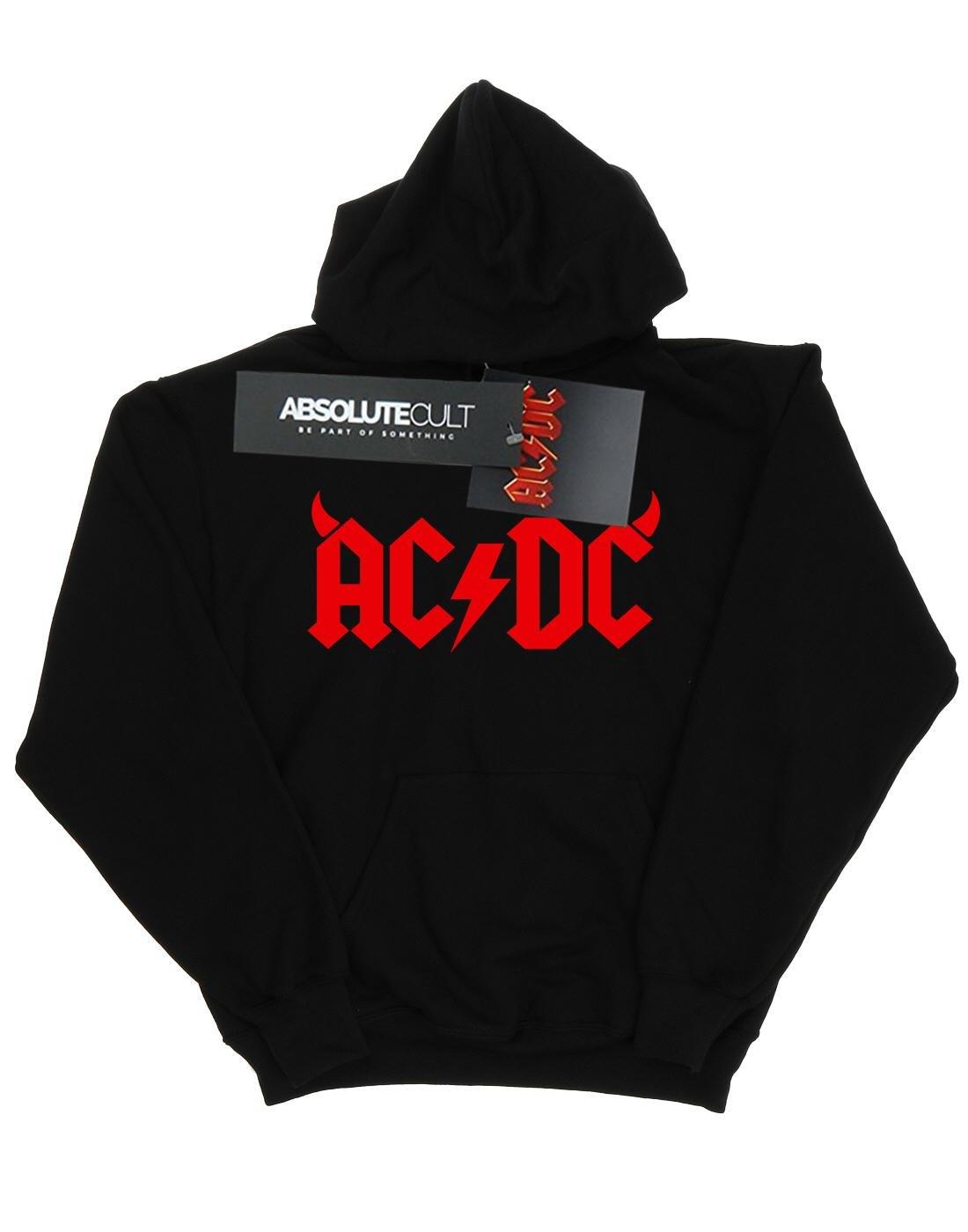 Acdc Horns Logo Kapuzenpullover Herren Schwarz 4XL von AC/DC