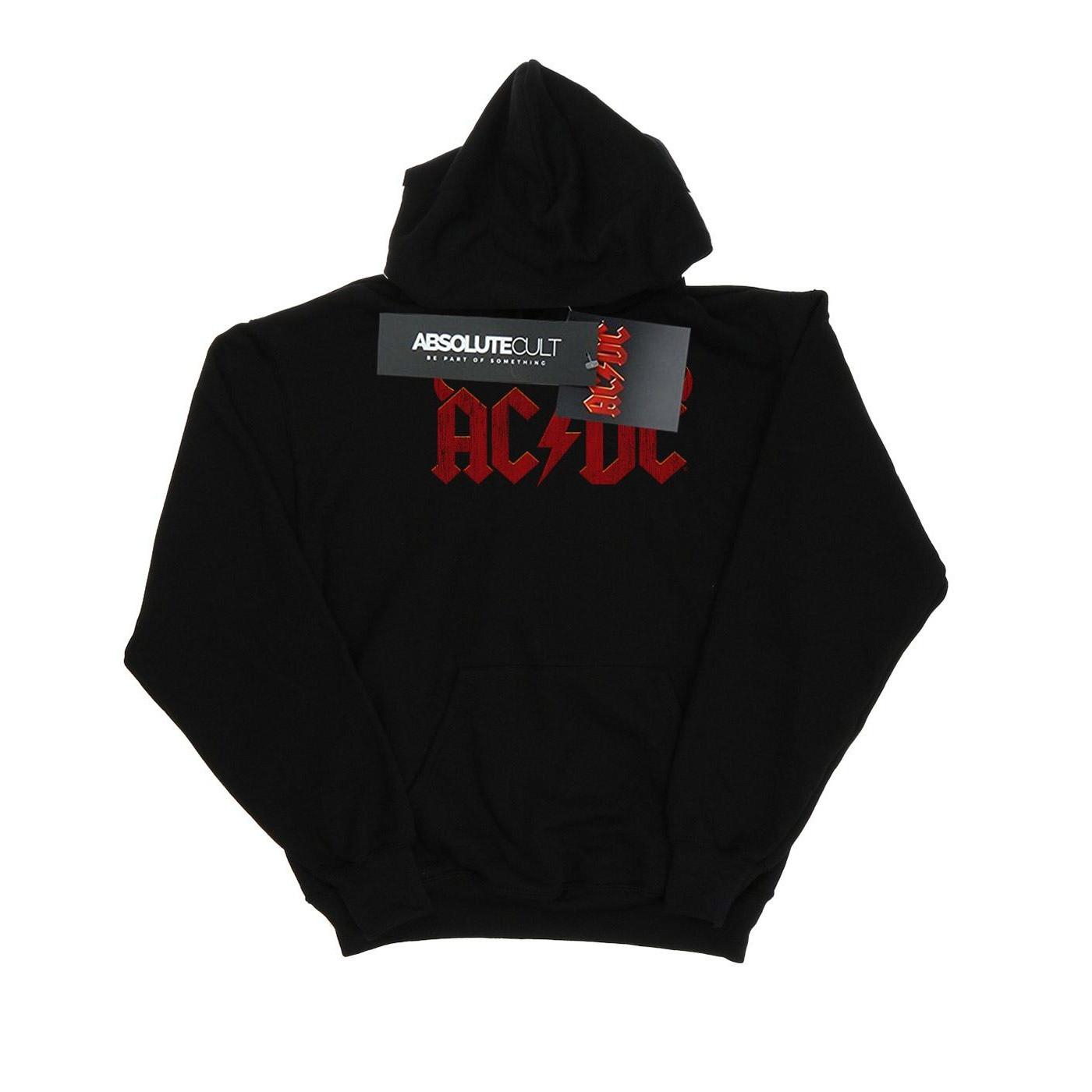 Acdc Horns Logo Kapuzenpullover Herren Schwarz 4XL von AC/DC