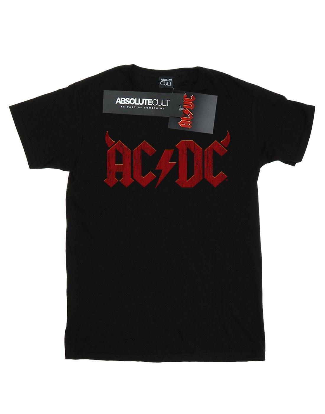 Acdc Horns Logo Tshirt Herren Schwarz L von AC/DC