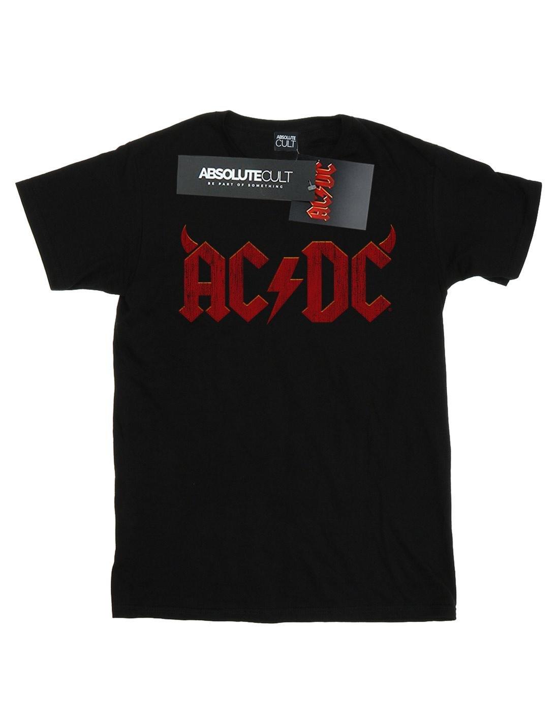 Acdc Horns Logo Tshirt Herren Schwarz M von AC/DC