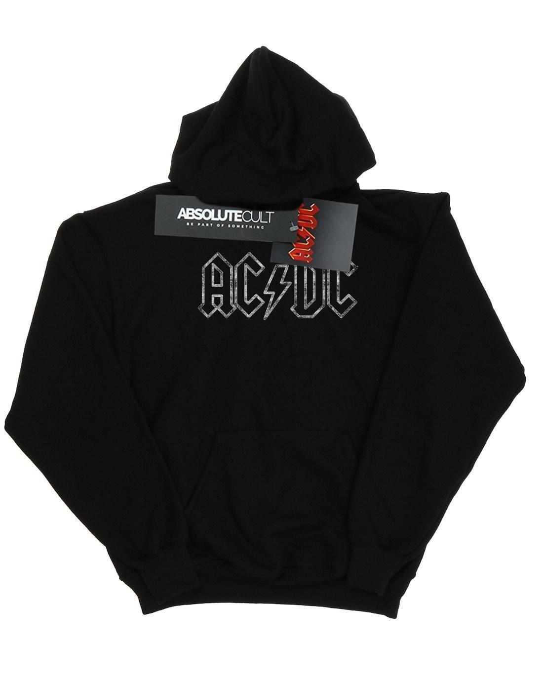 Acdc Jagged Logo Kapuzenpullover Damen Schwarz S von AC/DC