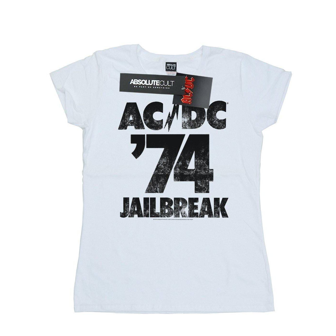 Acdc Jailbreak 74 Tshirt Damen Weiss M von AC/DC