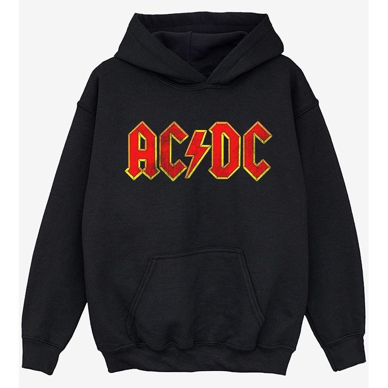 Acdc Kapuzenpullover Jungen Schwarz 116 von AC/DC