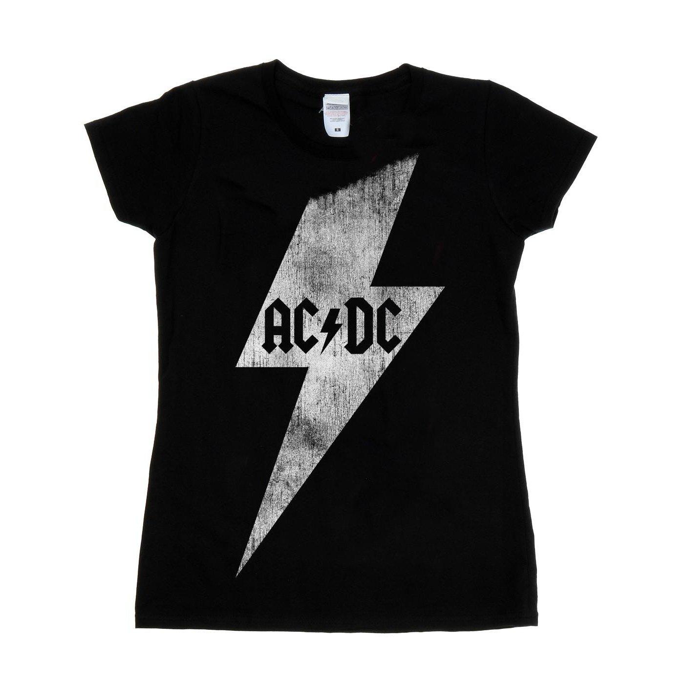 Acdc Lightning Bolt Tshirt Damen Schwarz XXL von AC/DC