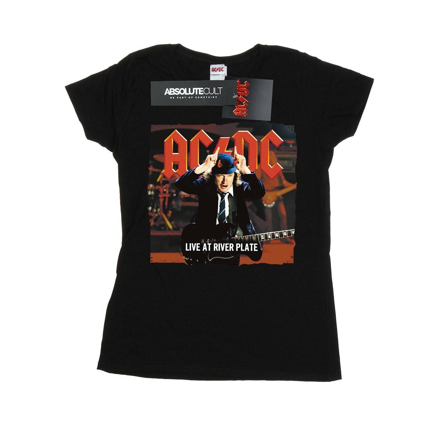 Acdc Live At River Plate Columbia Records Tshirt Damen Schwarz XXL von AC/DC