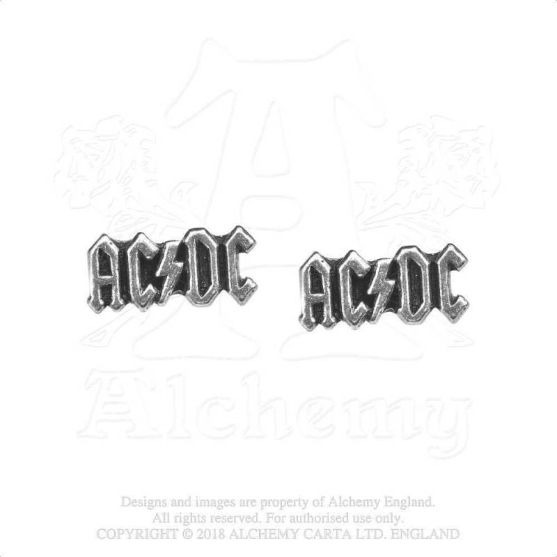 Acdc Logo Ohrringe Englischer Zinn Damen Silber ONE SIZE von AC/DC