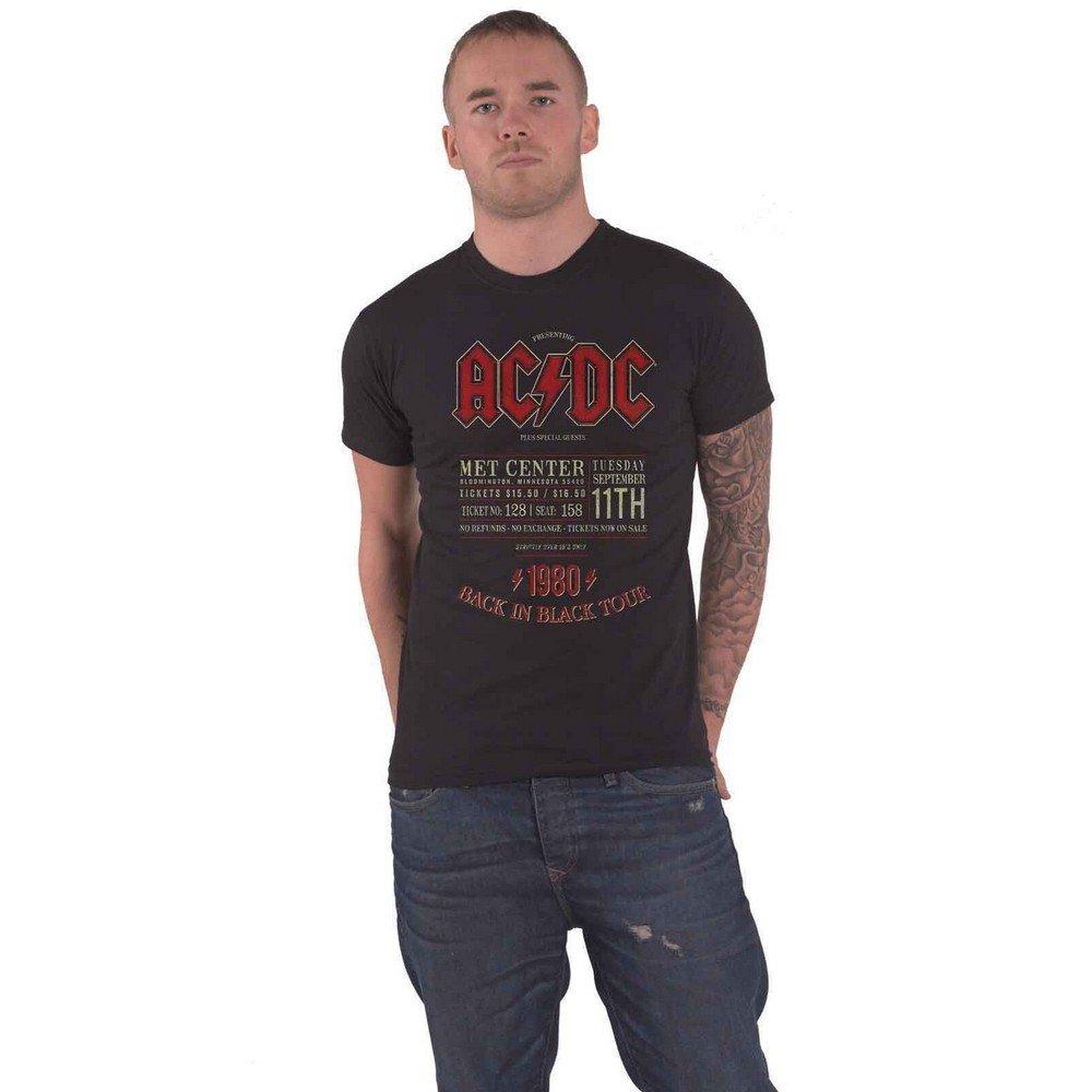 Acdc Minnesota '80 Tshirt Damen Schwarz S von AC/DC