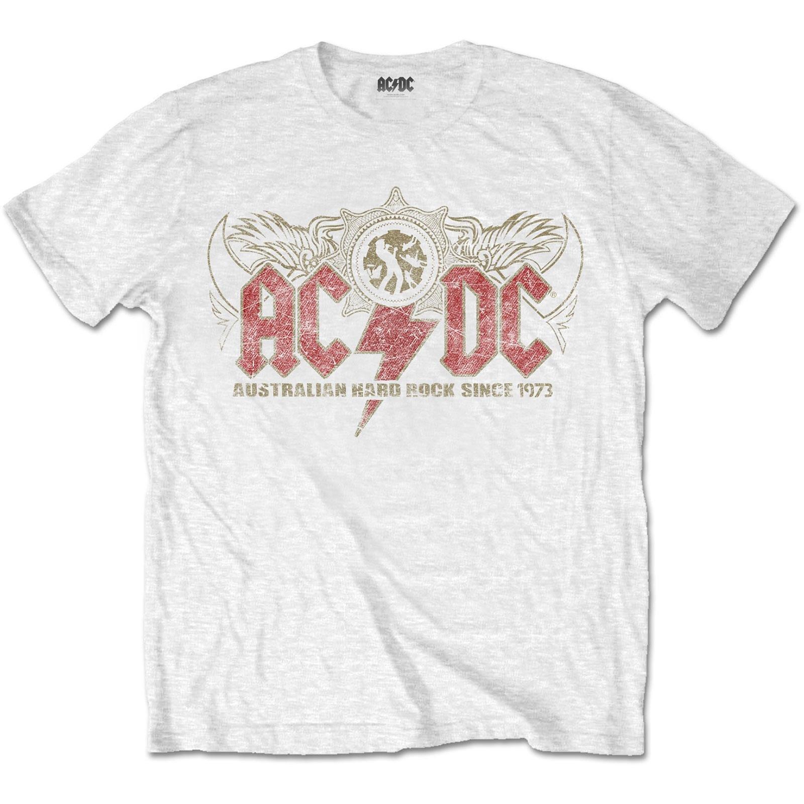 Acdc Oz Rock Tshirt Damen Weiss M von AC/DC