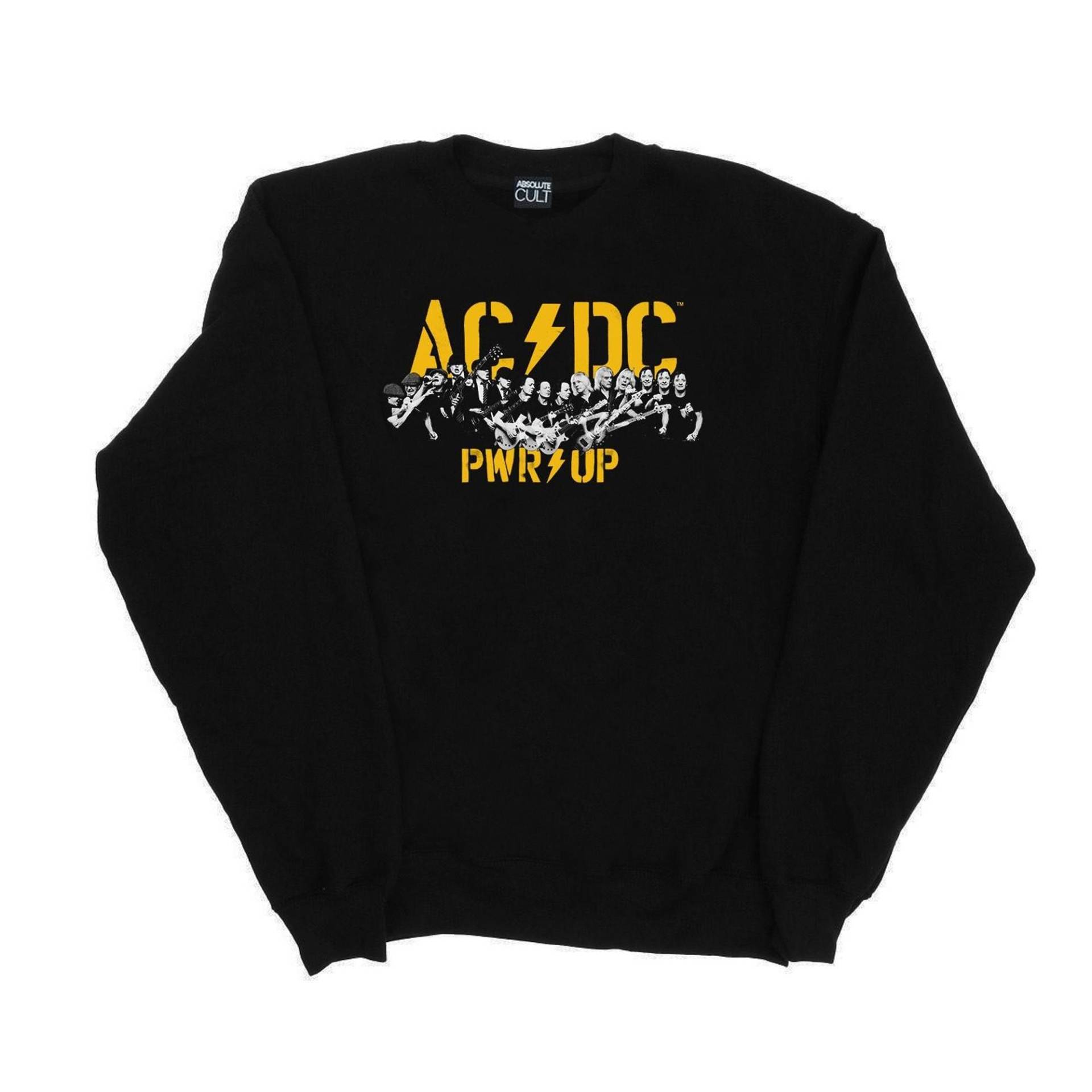 Acdc Pwr Up Portrait Motion Sweatshirt Damen Schwarz XL von AC/DC