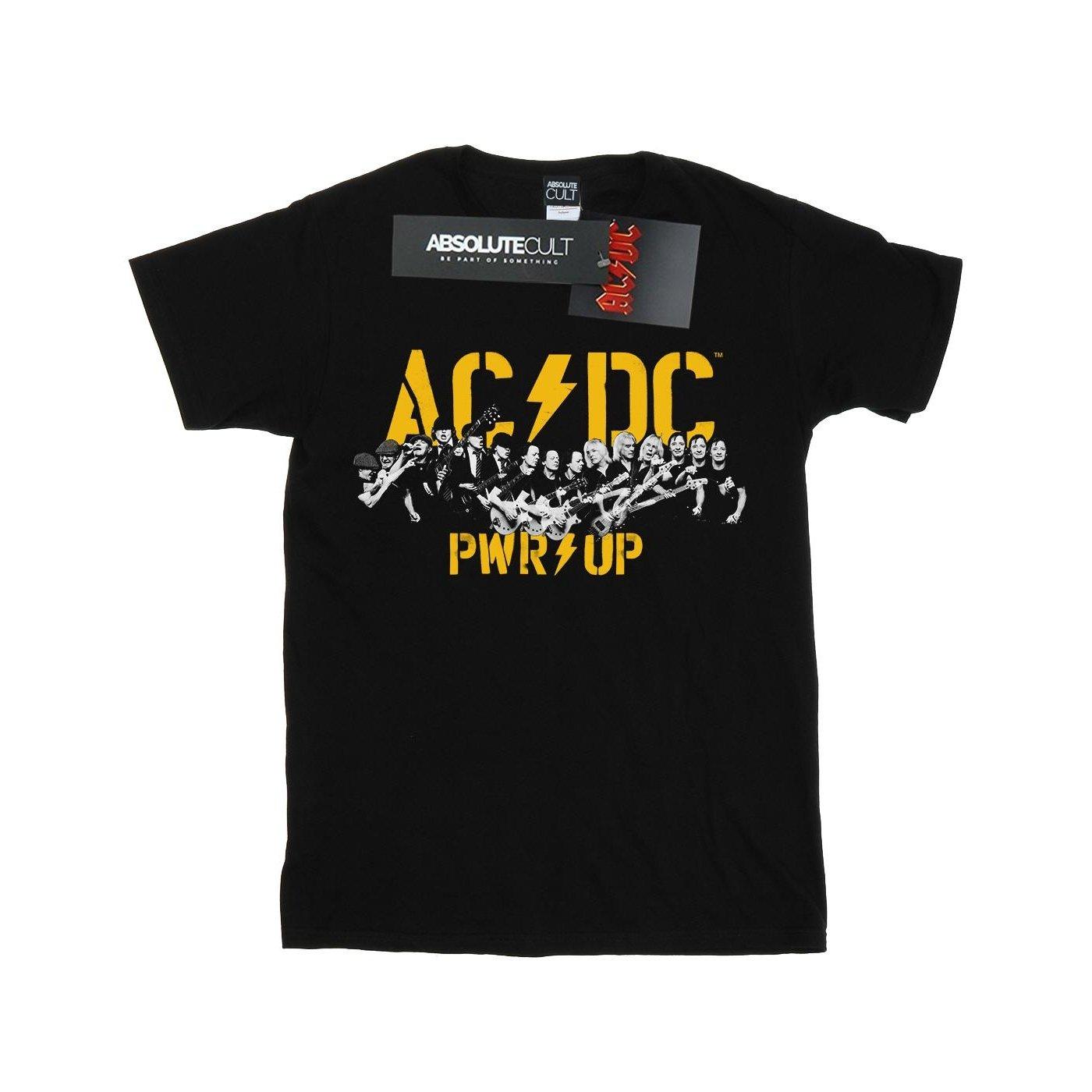 Acdc Pwr Up Portrait Motion Tshirt Damen Schwarz M von AC/DC