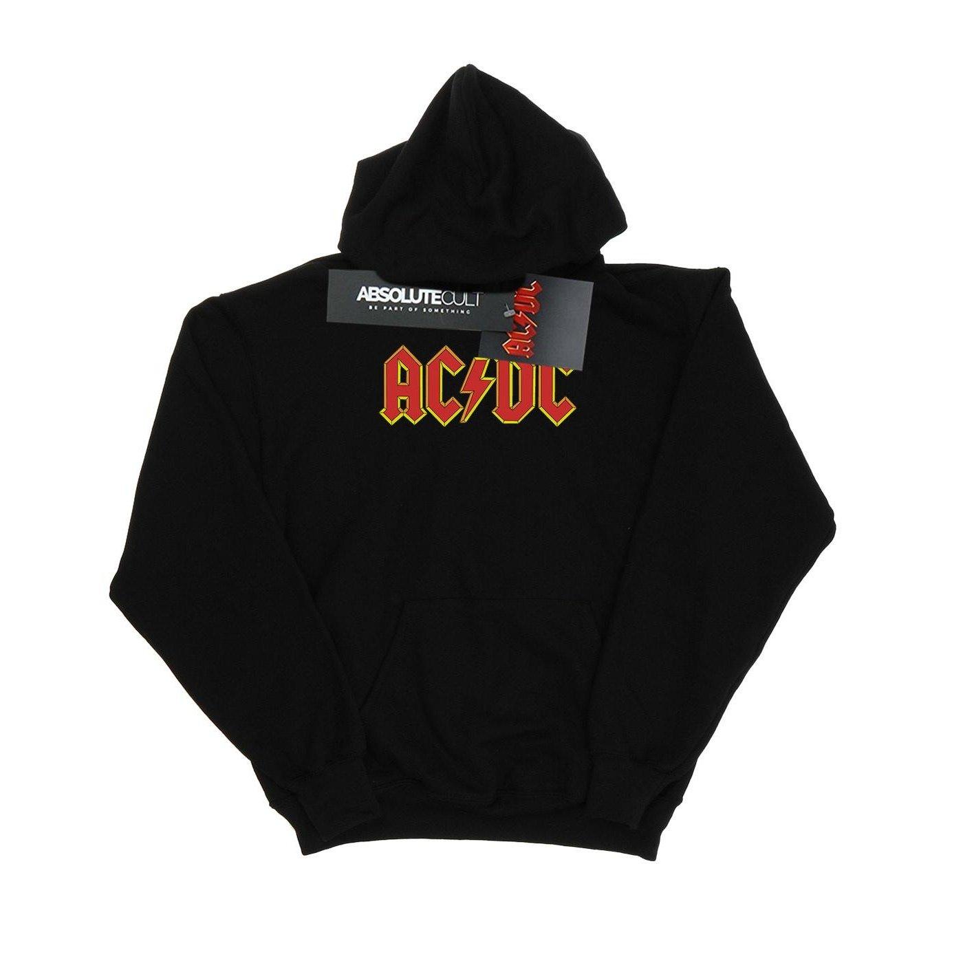 Acdc Red Logo Kapuzenpullover Damen Schwarz M von AC/DC