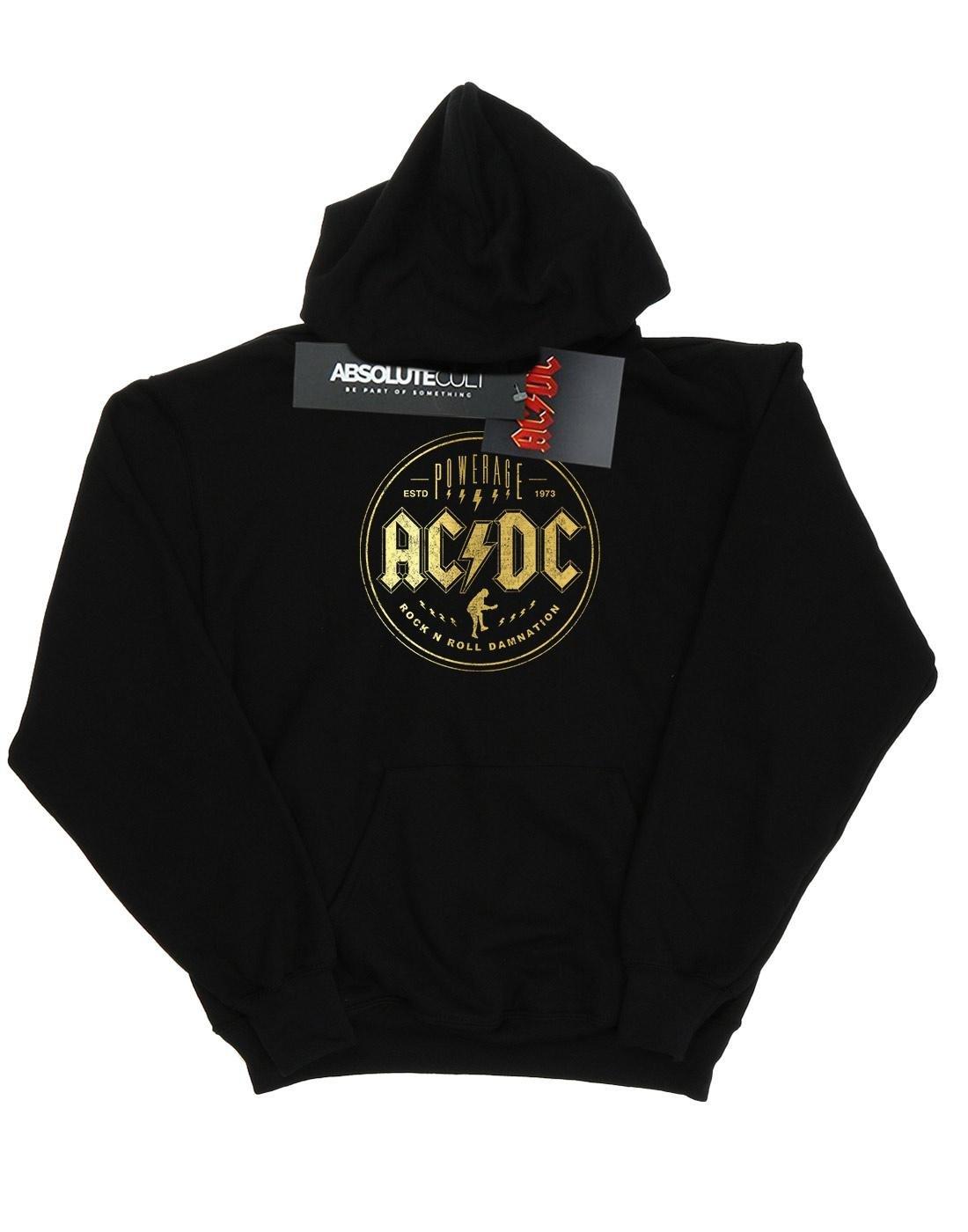 Acdc Rock N Roll Damnation Kapuzenpullover Jungen Schwarz 152-158 von AC/DC