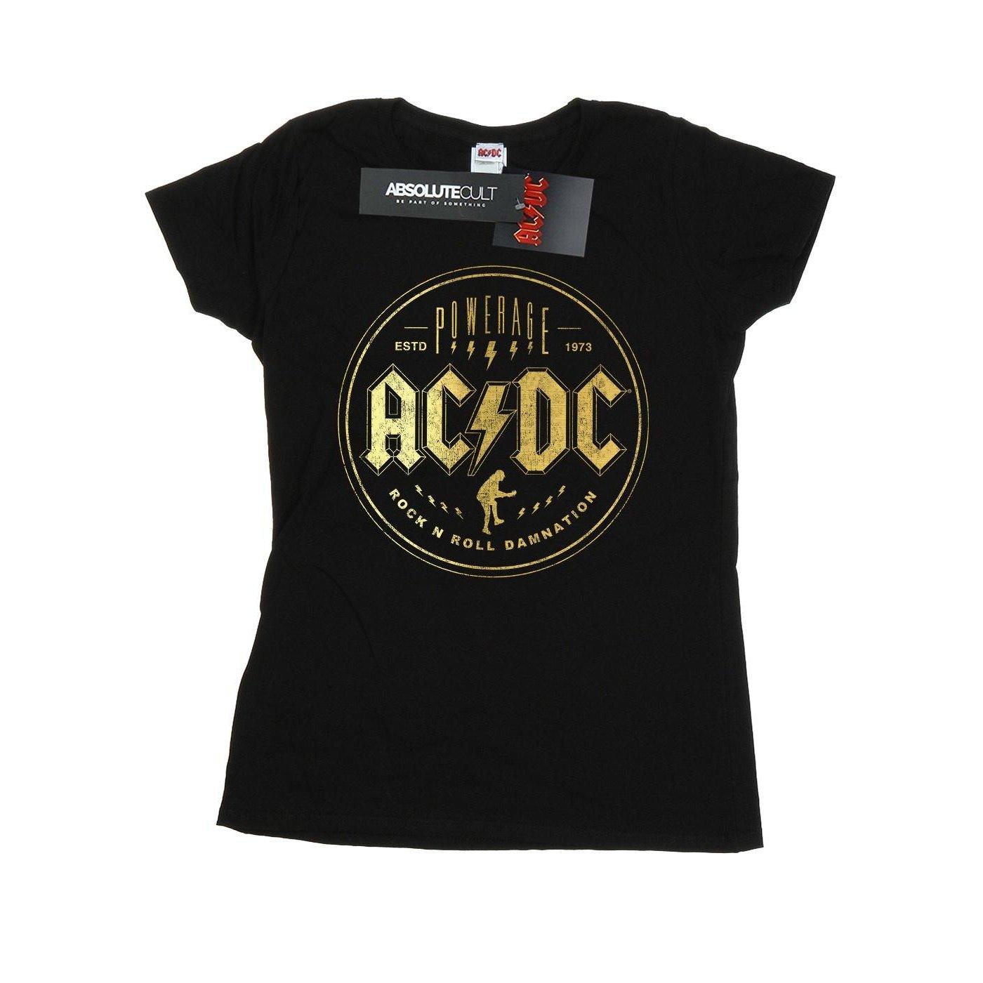 Acdc Rock N Roll Damnation Tshirt Damen Schwarz S von AC/DC