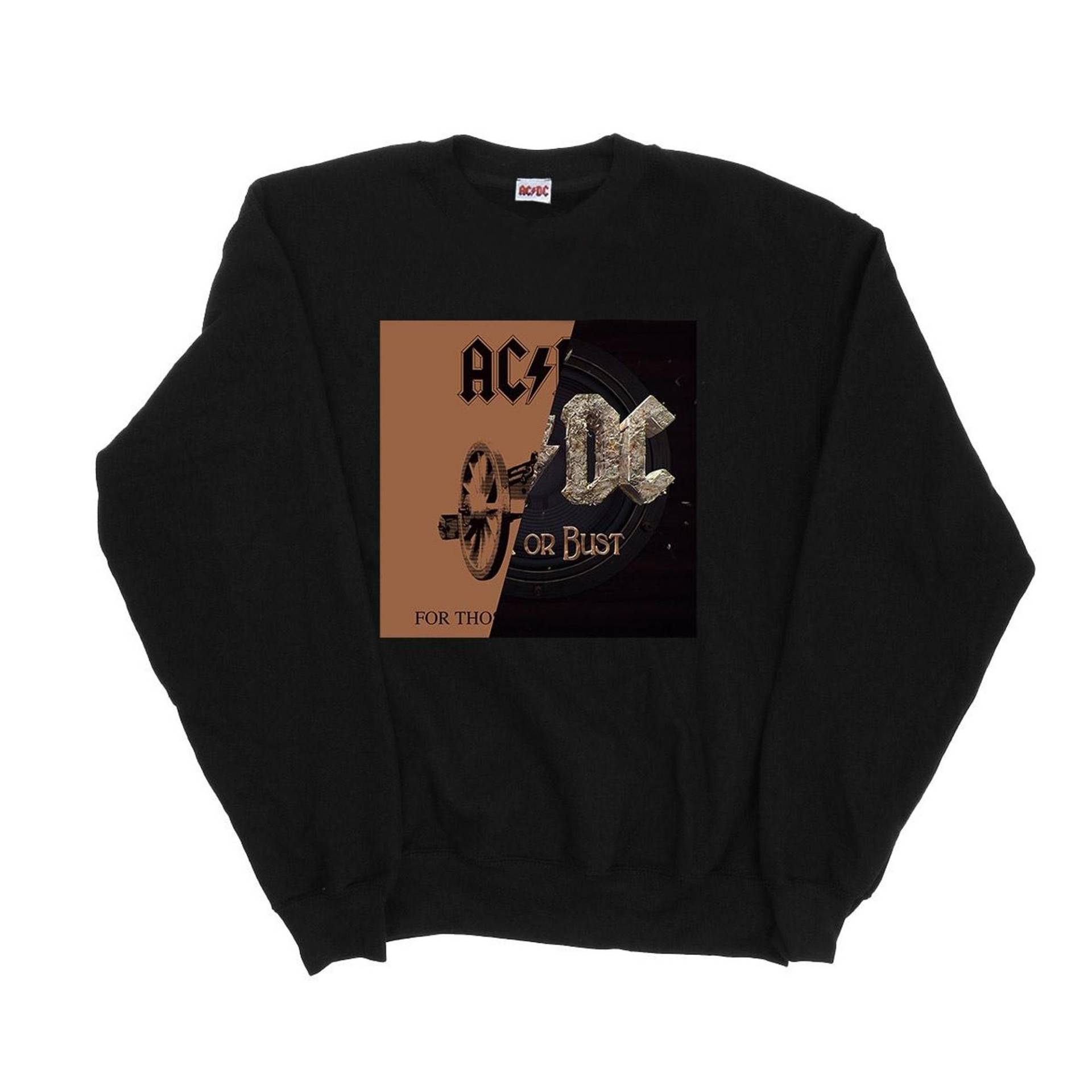 Acdc Rock Or Bust For Those About Splice Sweatshirt Damen Schwarz M von AC/DC
