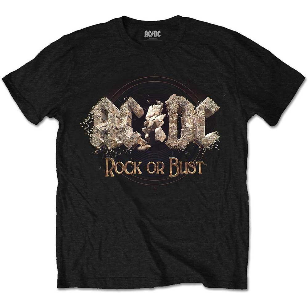 Acdc Rock Or Bust Tshirt Damen Schwarz M von AC/DC