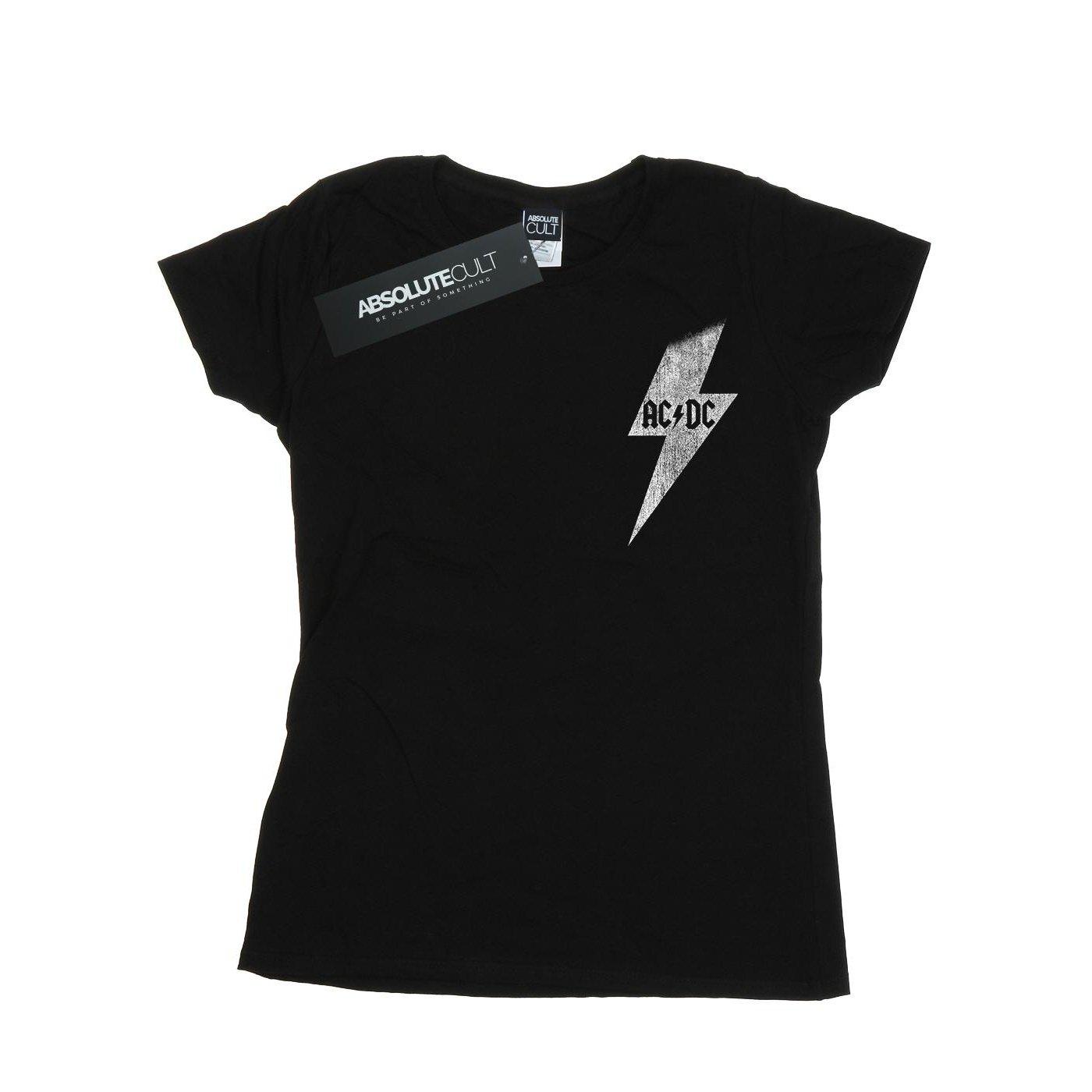 Acdc Small Lightning Bolt Tshirt Damen Schwarz XL von AC/DC