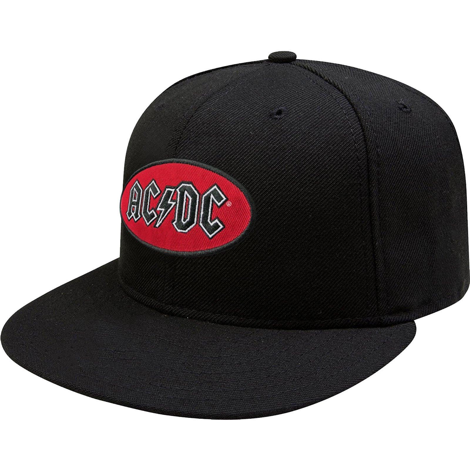 Acdc Snapback Mütze Logo Damen Schwarz ONE SIZE von AC/DC