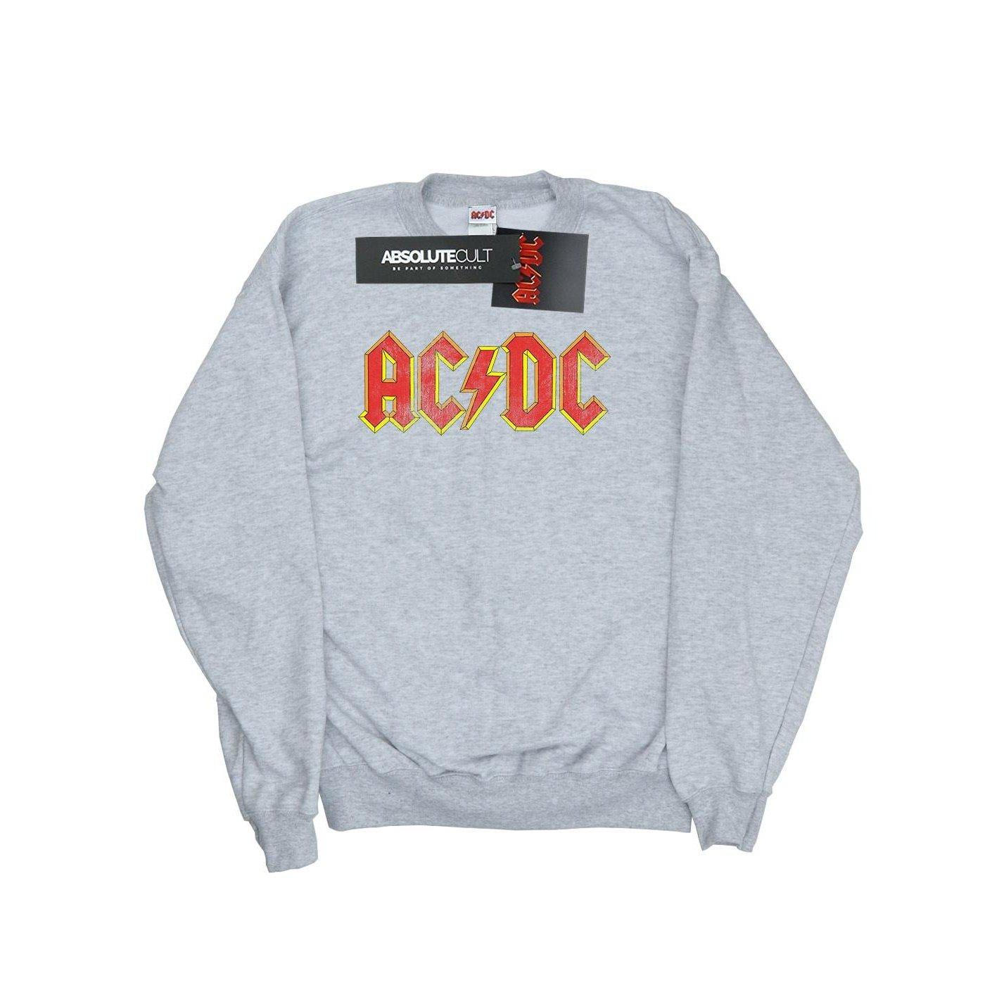 Acdc Sweatshirt Herren Grau L von AC/DC