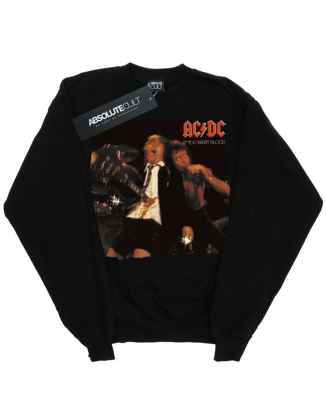 Acdc Sweatshirt Herren Schwarz S von AC/DC